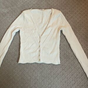 Aritzia Cream Cardigan